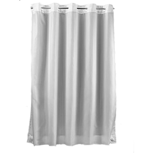 Hang2It Stardust Cortina de Ducha Sólida, Poliéster, Ventana, 72x74, Blanco